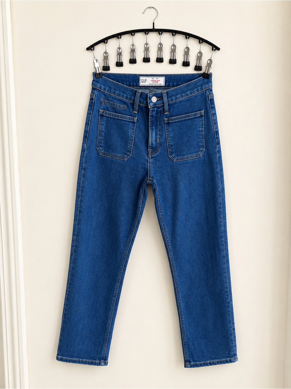 GAP Women's Straight Leg Denim Jeans - Medium Blue